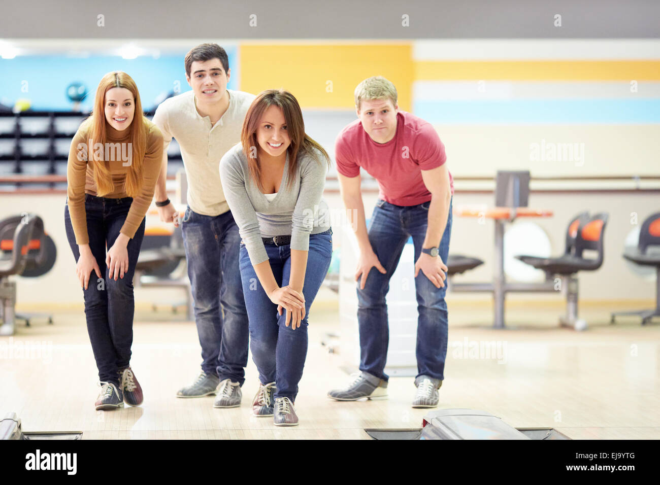 Gioco di squadra Foto Stock