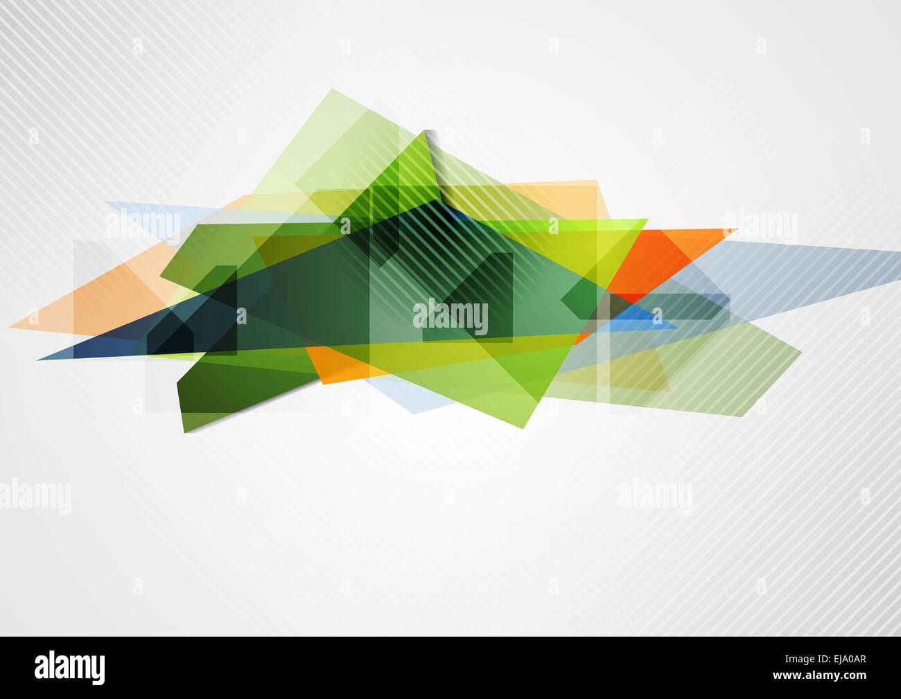 Abstract vibrante forma di geometria Foto Stock