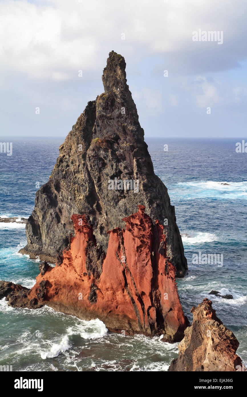 Giornata di vento sull'isola di Madera Foto Stock