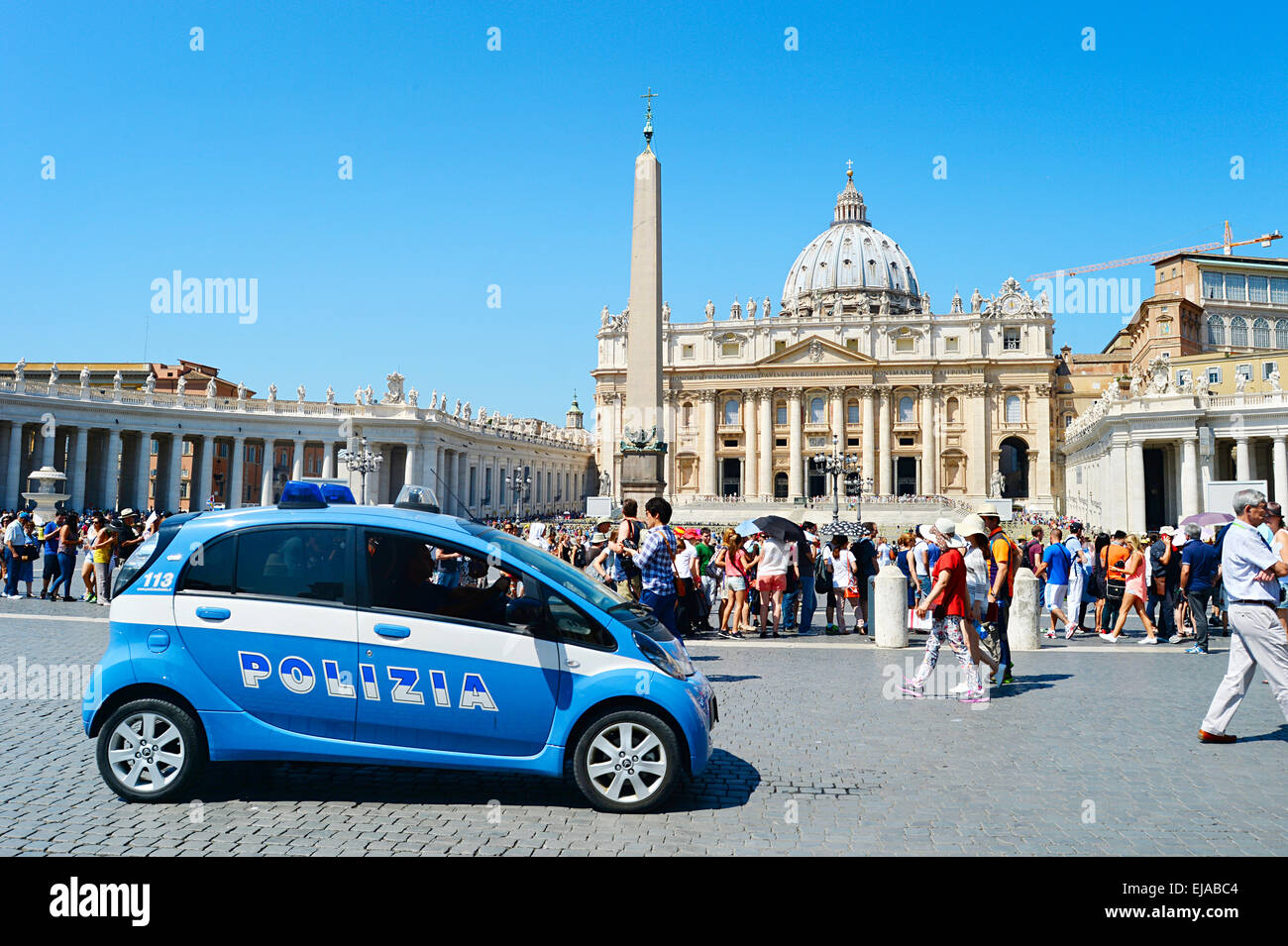 Vaticano auto della polizia. Foto Stock