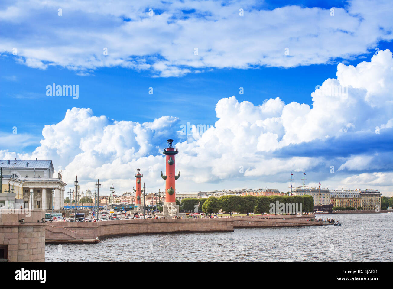 San Pietroburgo, Vasilevsky Island . Foto Stock