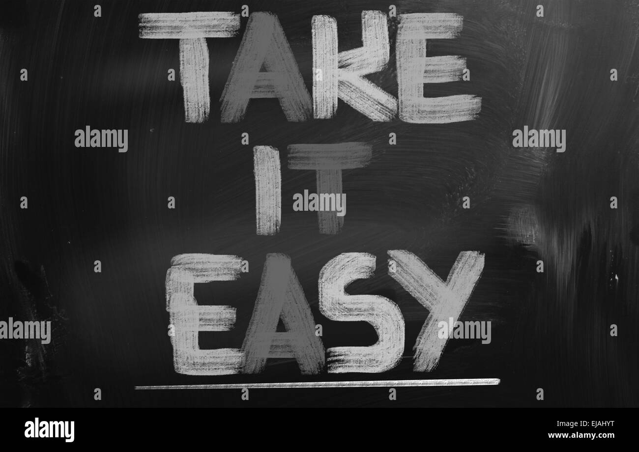 Take it easy Concept Foto Stock