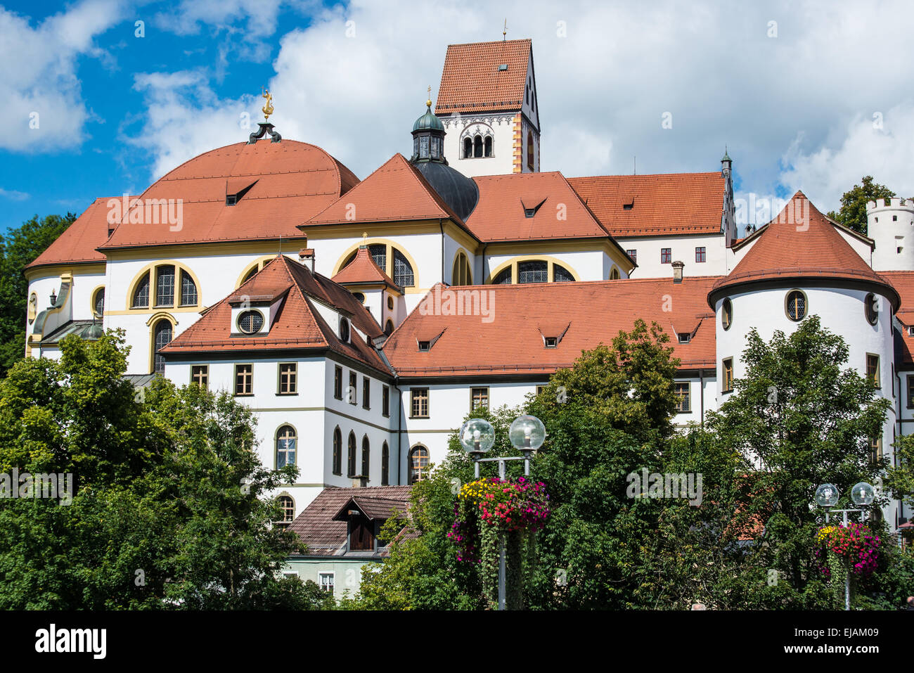 St. Mang's Abbey - Fussen - Germania Foto Stock