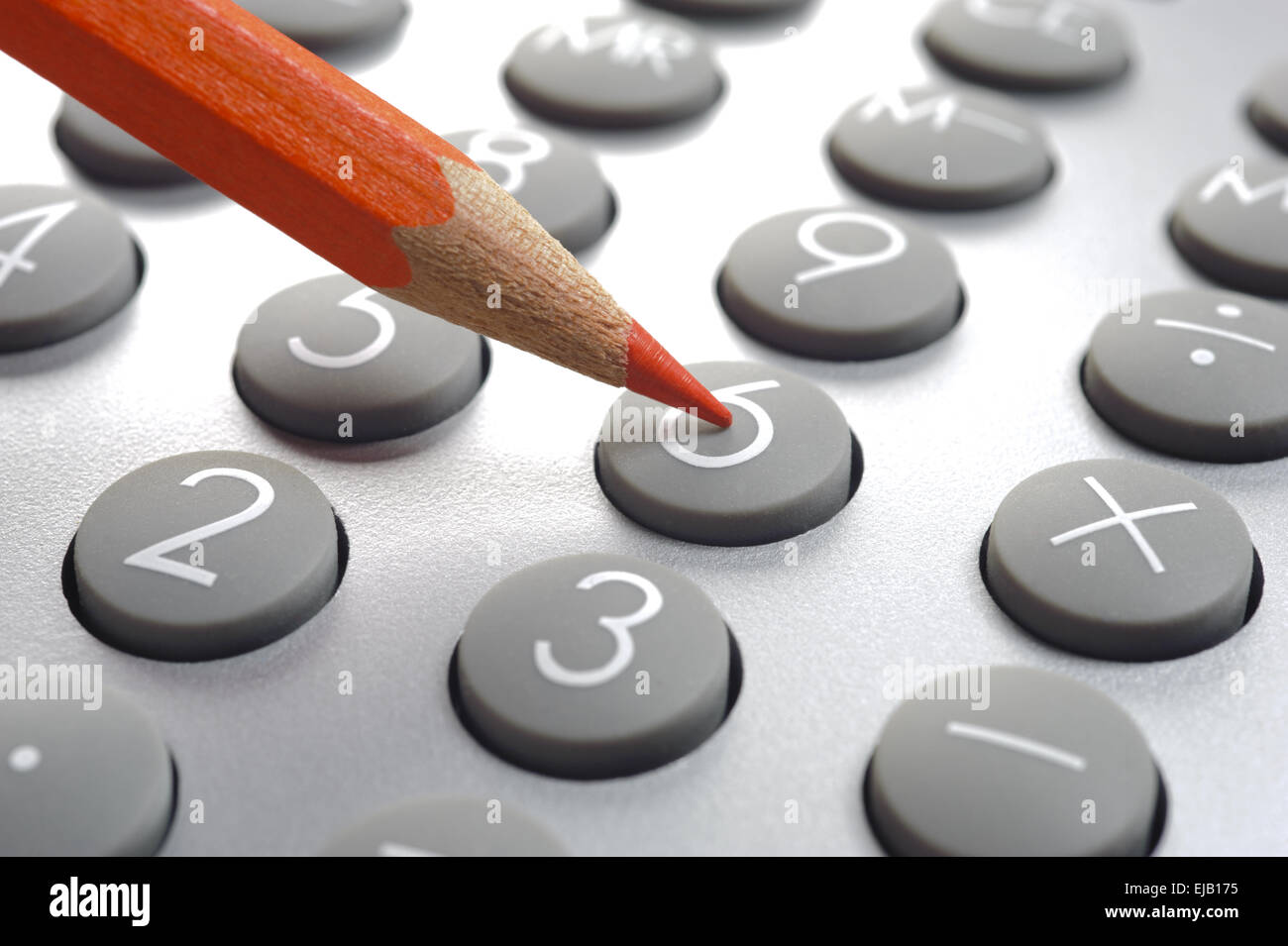 Finanziario calcolo aziendale Foto Stock