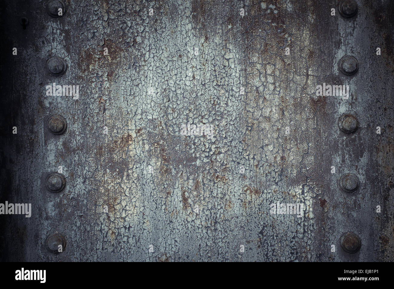 Altamente dettagliata immagine del grunge sfondo in metallo Foto Stock