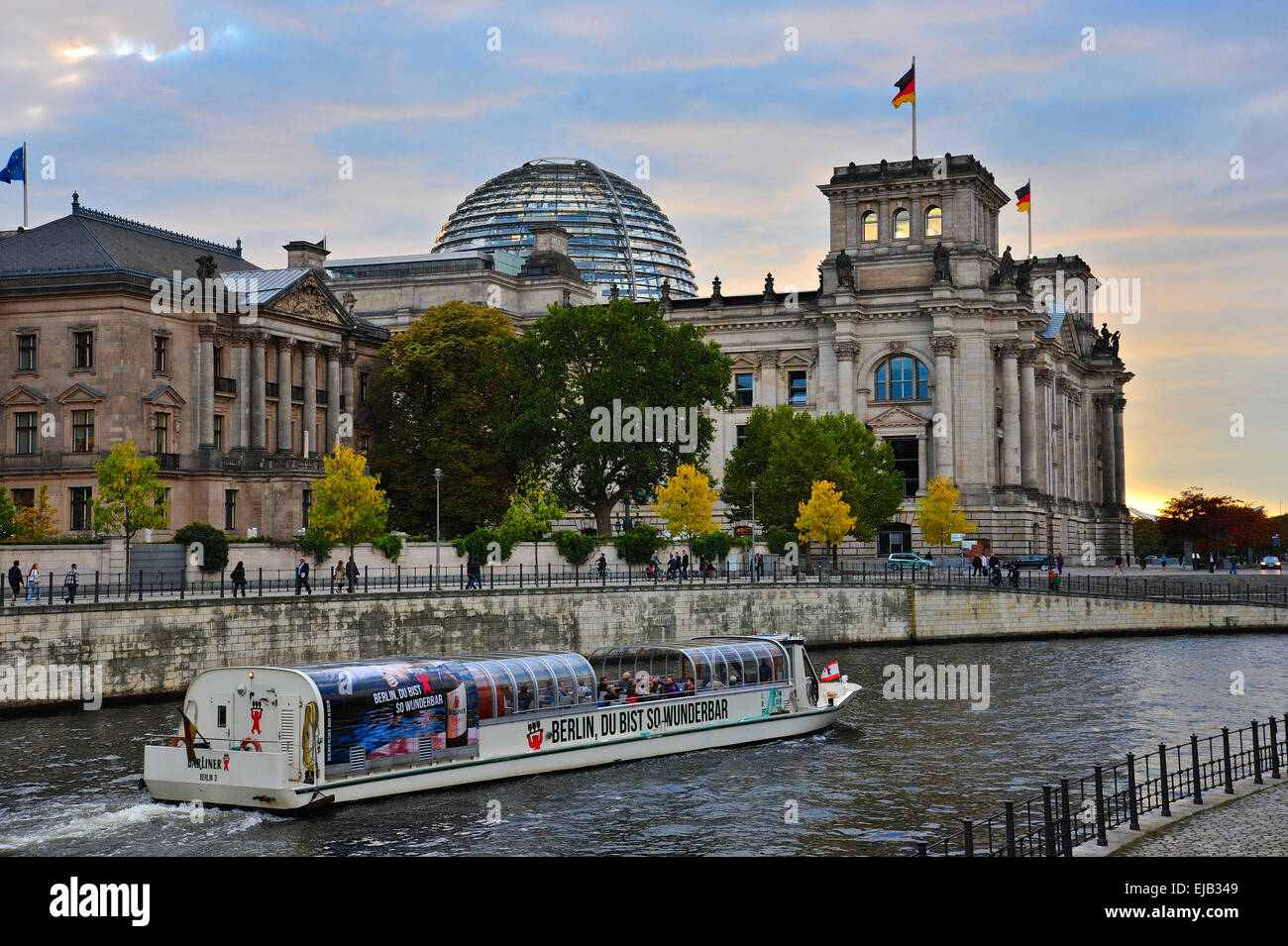 Il tedesco Parlament Reichstag Foto Stock