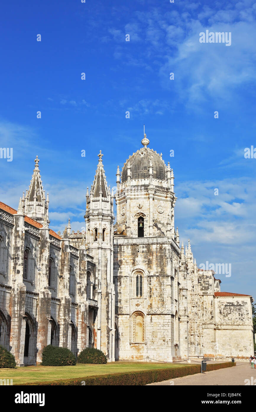 Il Monastero di Geronimo a Lisbona Foto Stock