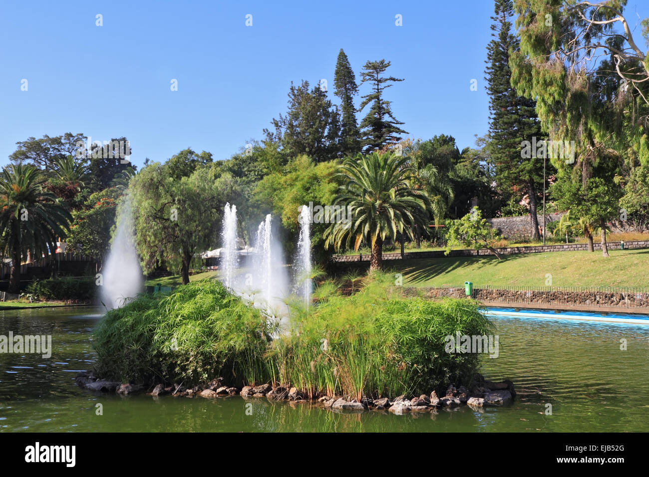 Una splendida giornata di sole nel parco Foto Stock