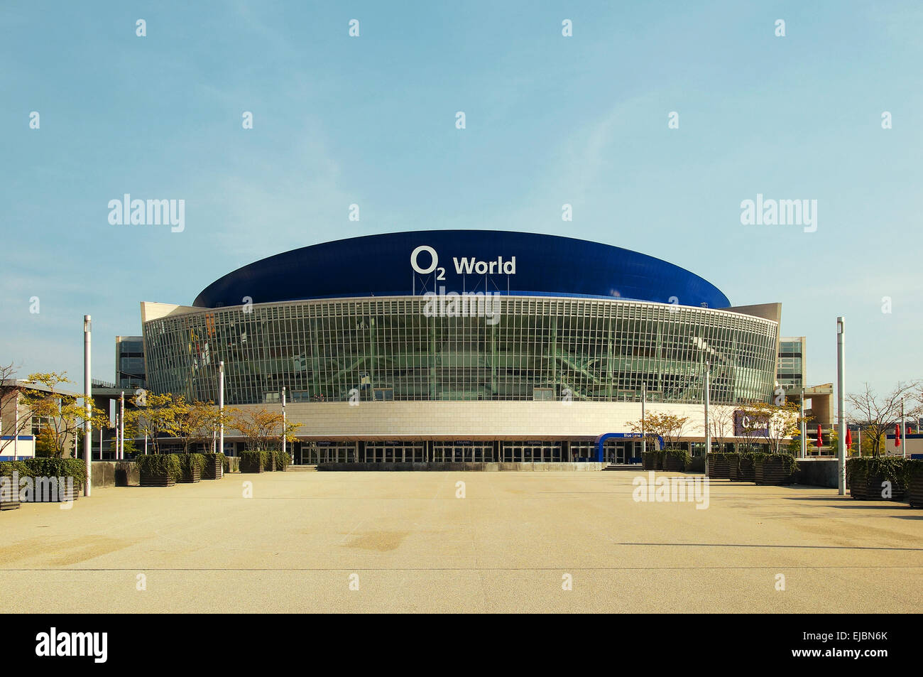 O2 World di Berlino Germania Foto Stock