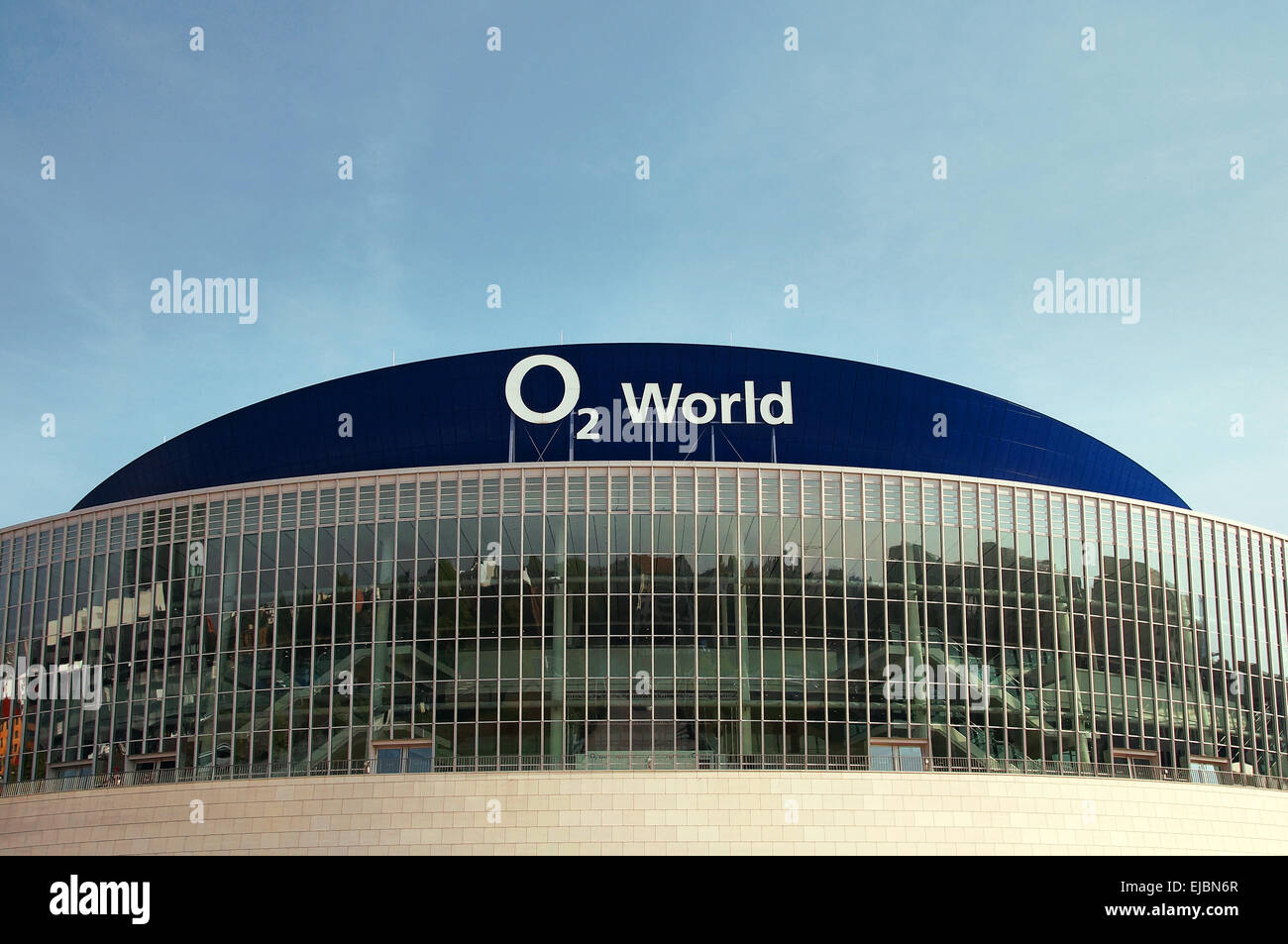 O2 World di Berlino Germania Foto Stock