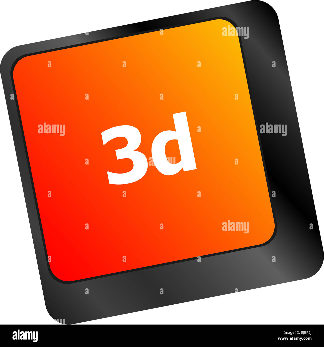 3d di parole simbolo su un pulsante tastiera Foto Stock