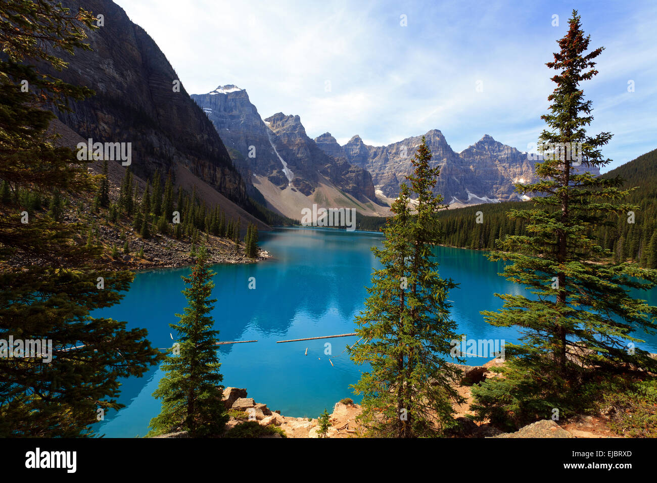 Moraine Lake Foto Stock