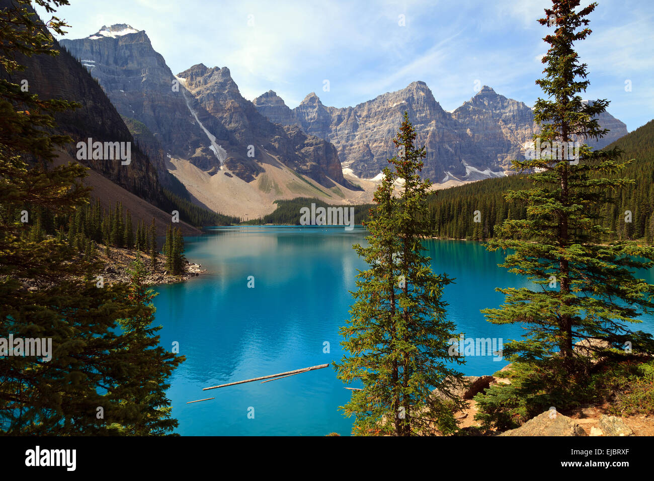 Moraine Lake Foto Stock