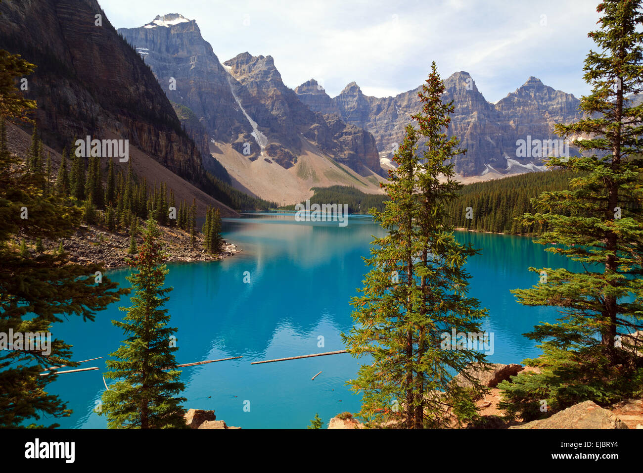 Moraine Lake Foto Stock