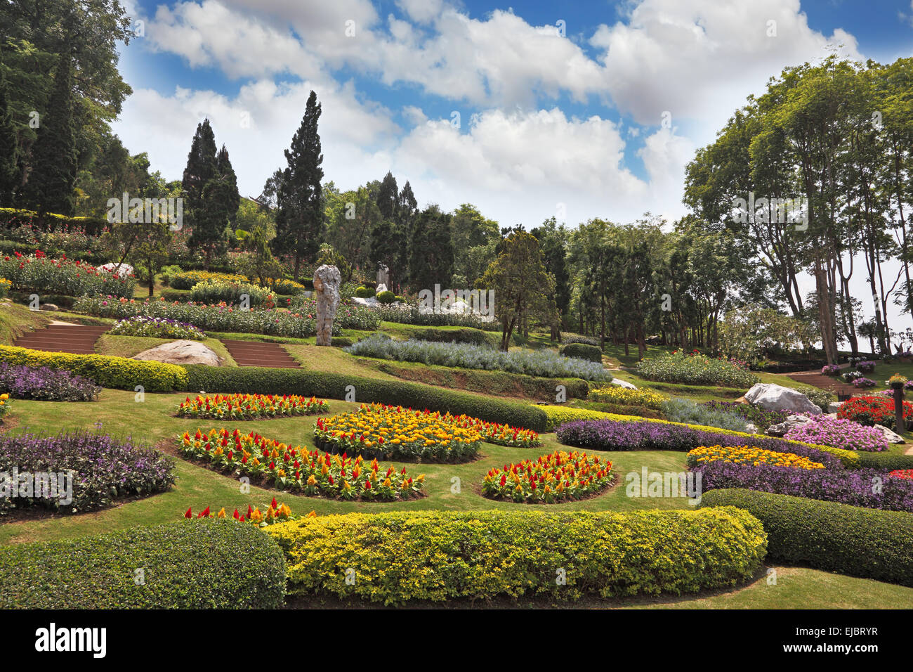 Enorme parco paesaggio in Thailandia Foto Stock