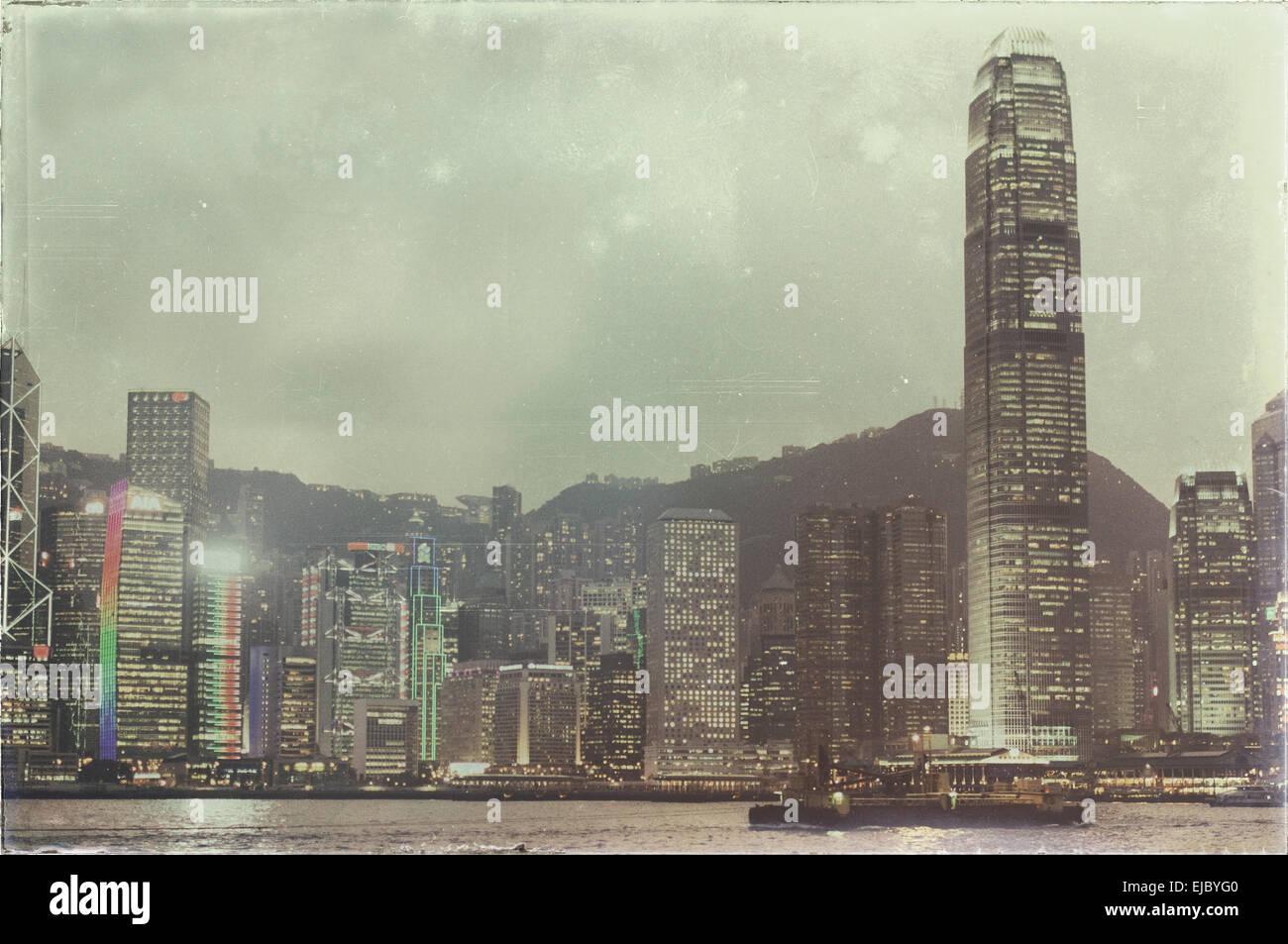 Hong Kong Victoria Harbour Foto Stock