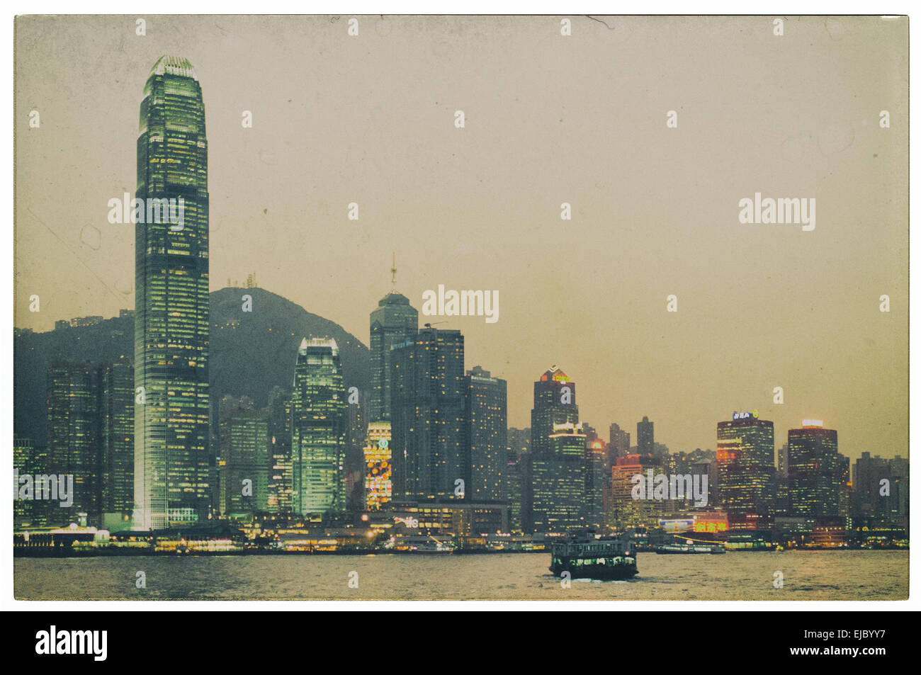 Hong Kong Victoria Harbour Foto Stock