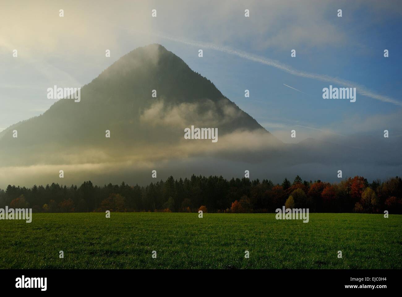 Atmosfera di Foehn nei pressi di Bad Reichenhall Foto Stock