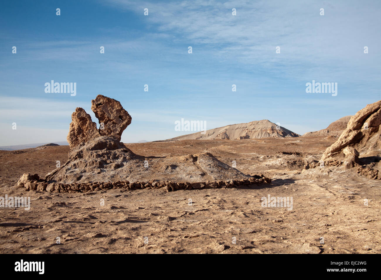 Valle de Luna Foto Stock