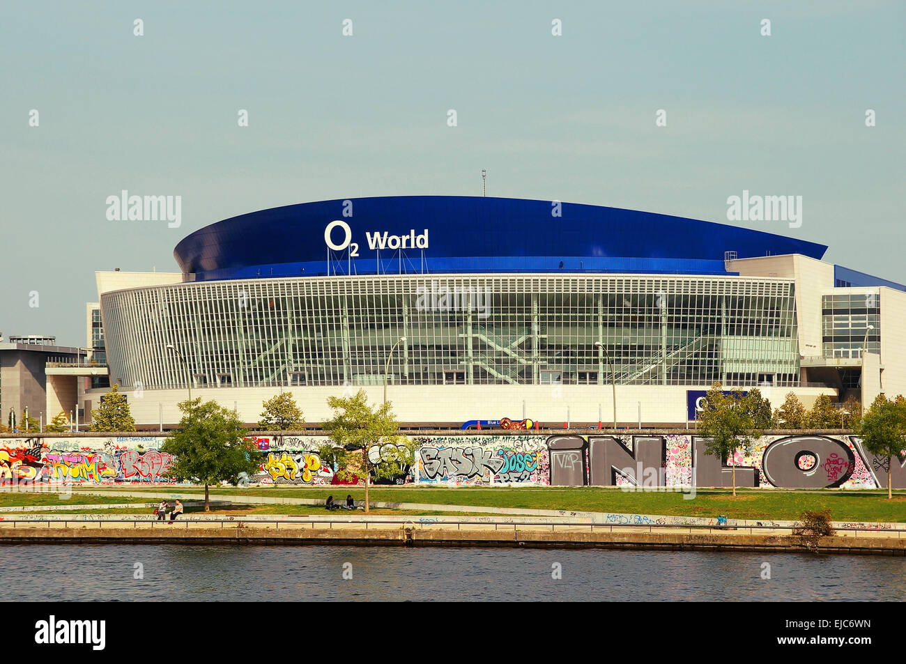 O2 World di Berlino Germania Foto Stock