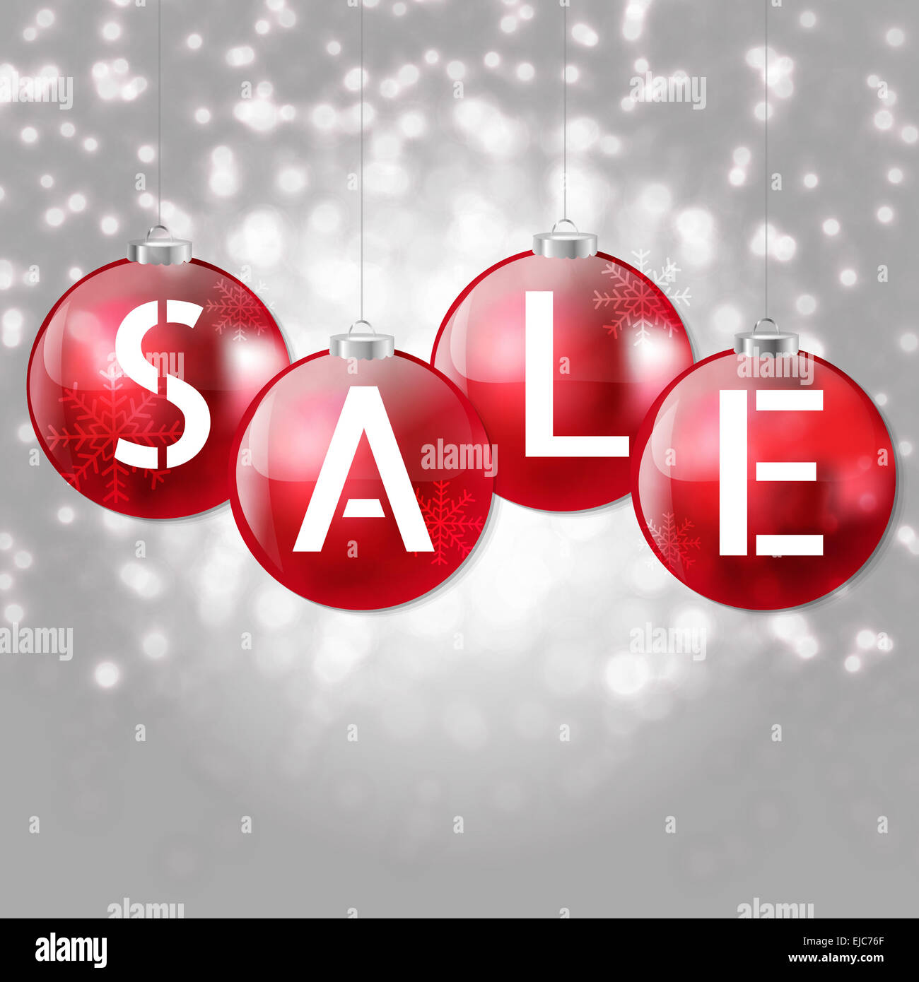 Natale vendita poster Foto Stock