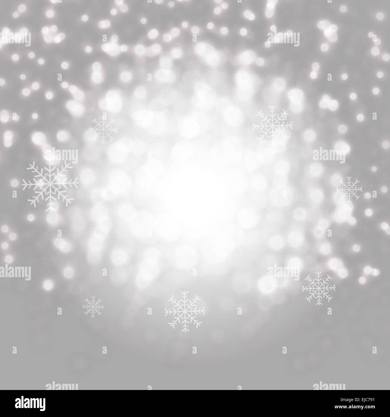 Natale poster di fiocco di neve Foto Stock