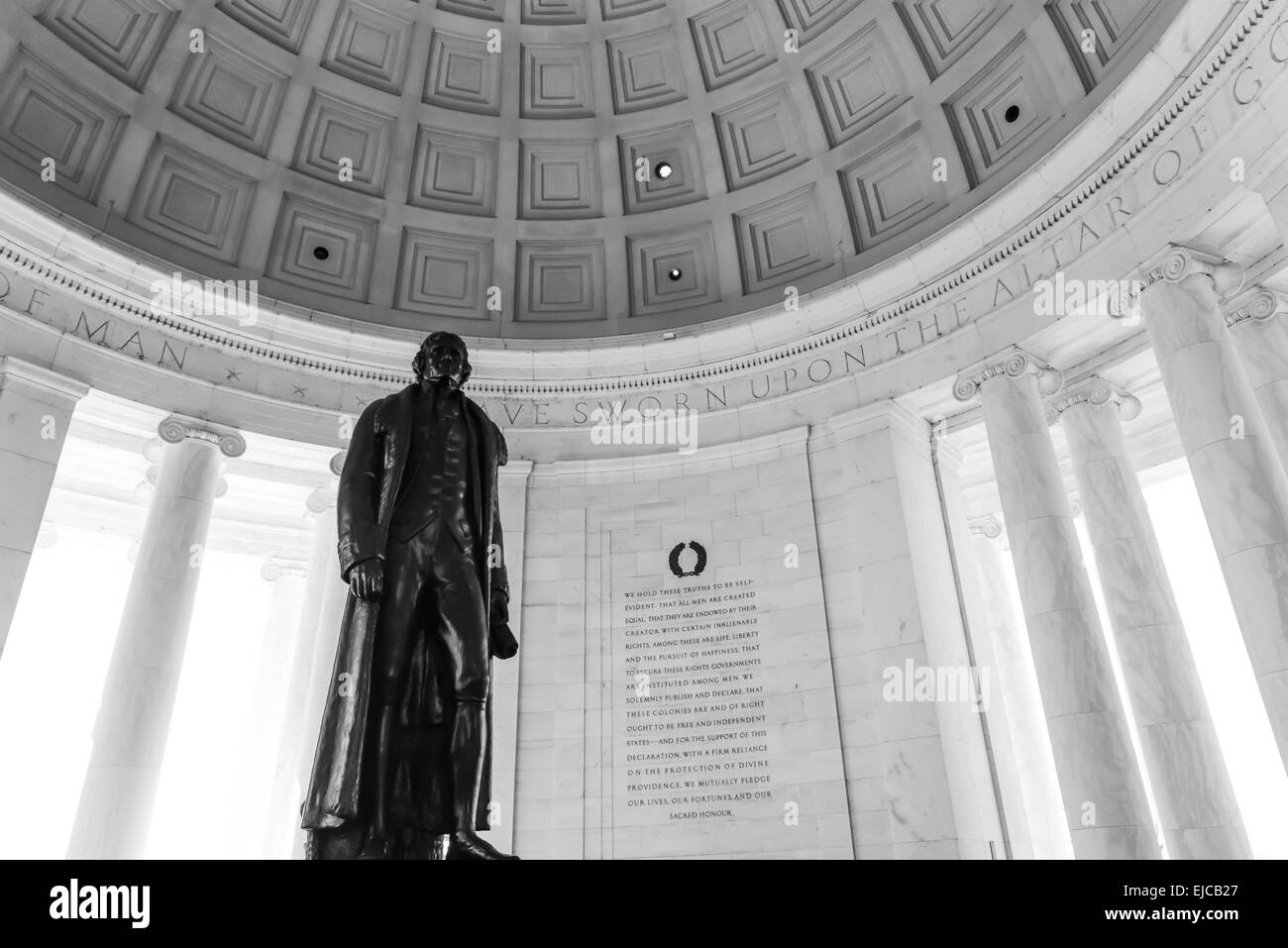 Thomas Jefferson statua Foto Stock