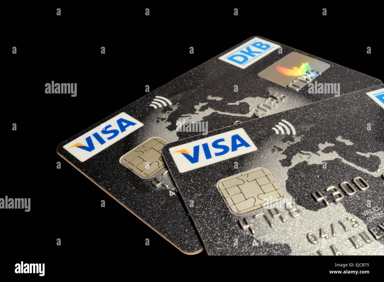 Carte Visa Foto Stock