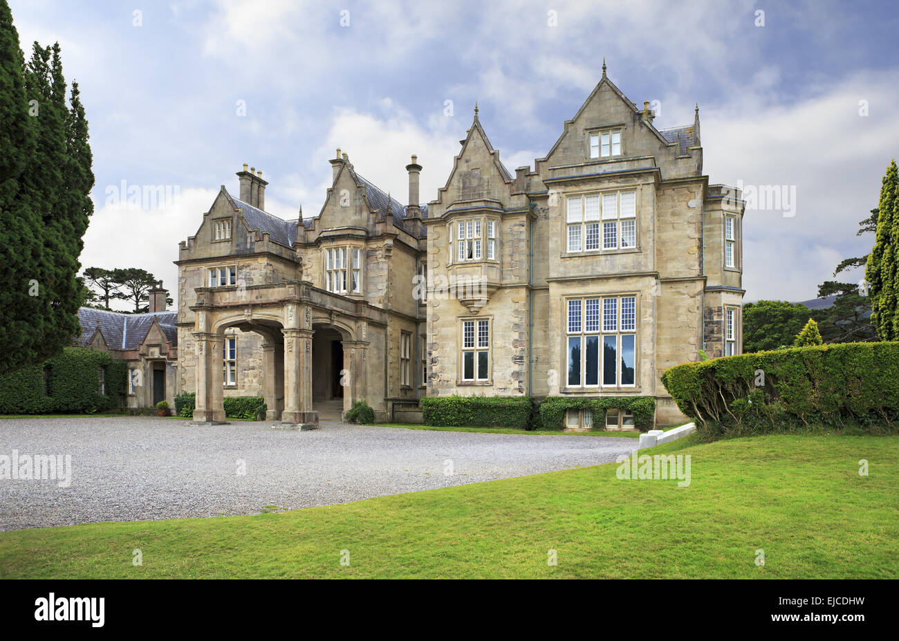 Muckross House nel Parco Nazionale di Killarney. Foto Stock