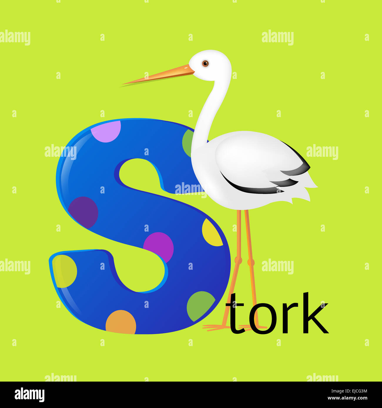 Alfabeto con gli animali Foto Stock