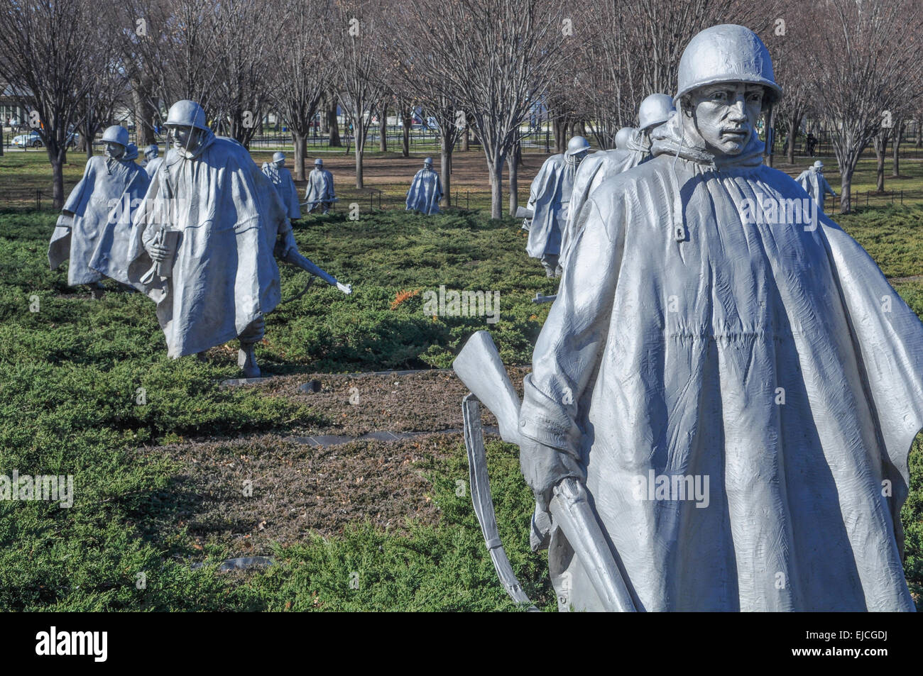 Korean War Memorial Foto Stock