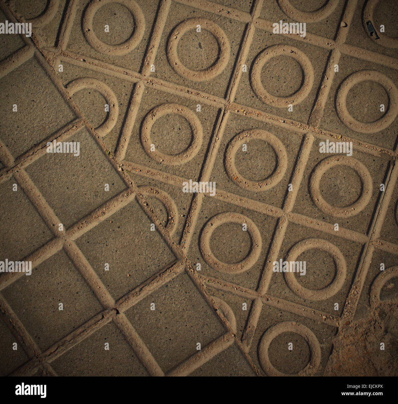 Texture, la superficie ceramica della pavimentazione Foto Stock