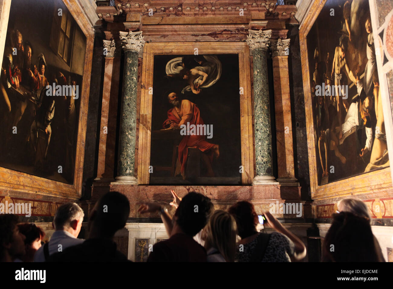 Caravaggio Ispirazione Di San Matteo Caravaggio Il Martirio Di San