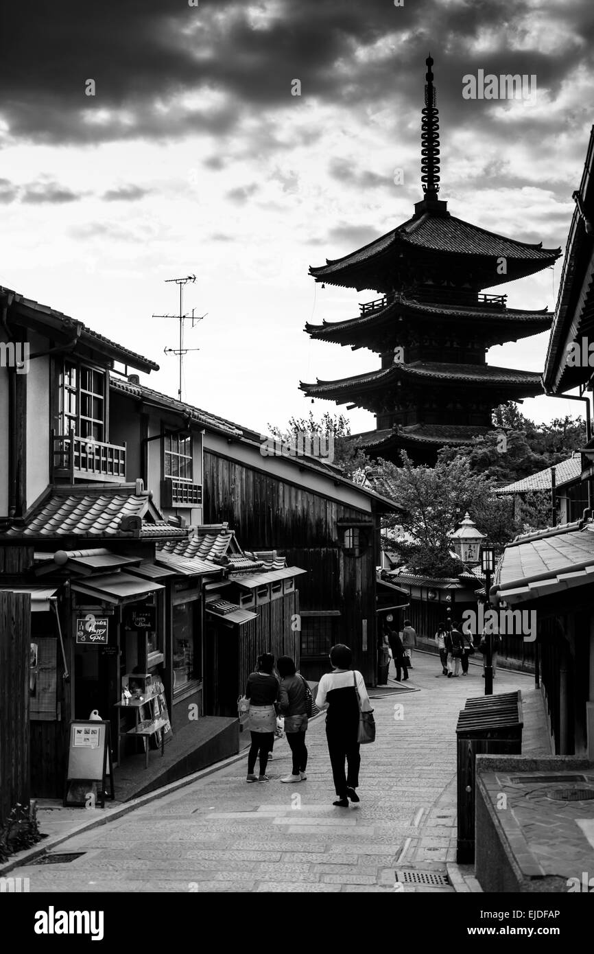 Tempio Toji a Kyoto, Giappone - un sito Patrimonio Mondiale dell'UNESCO Foto Stock