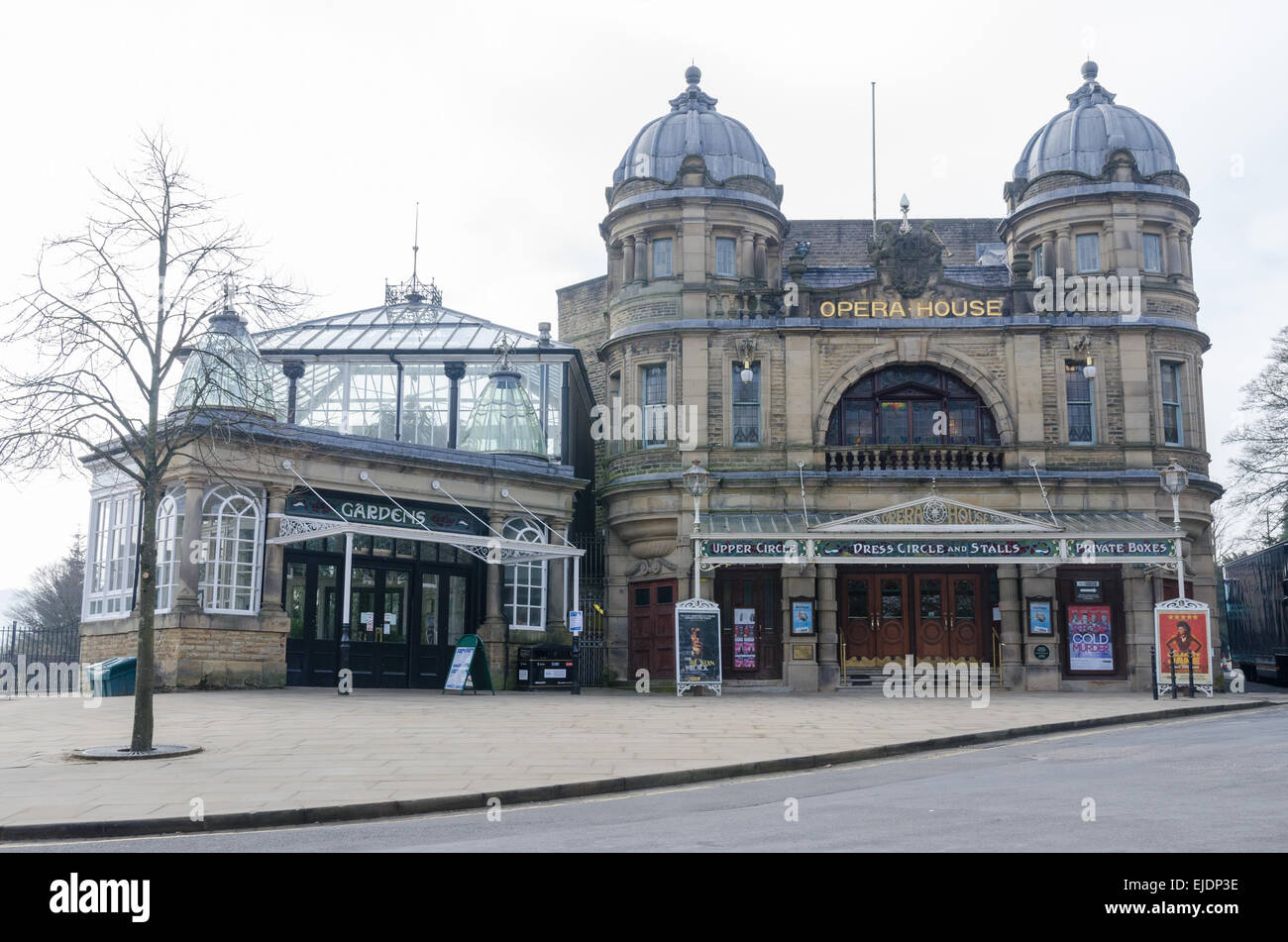 Frank Matcham's Opera House nel Derbyshire cittadina termale di Buxton Foto Stock