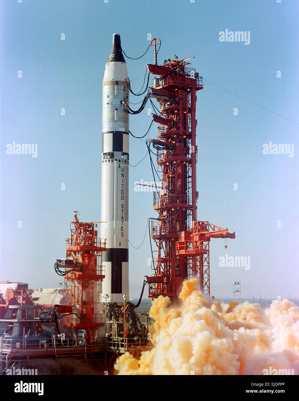 Lancio della Gemini III Foto Stock