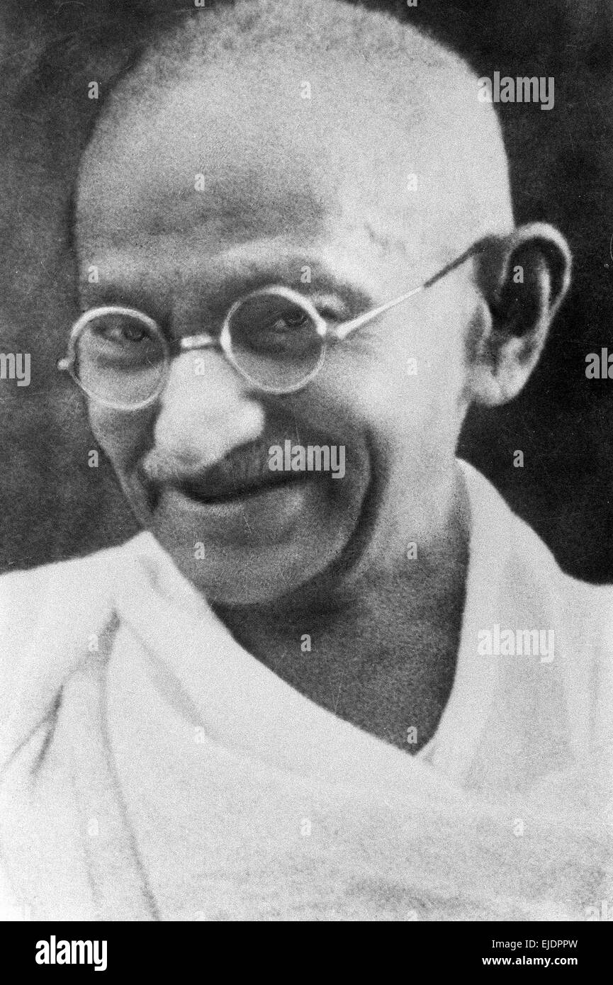 Mahatma Gandhi Foto Stock