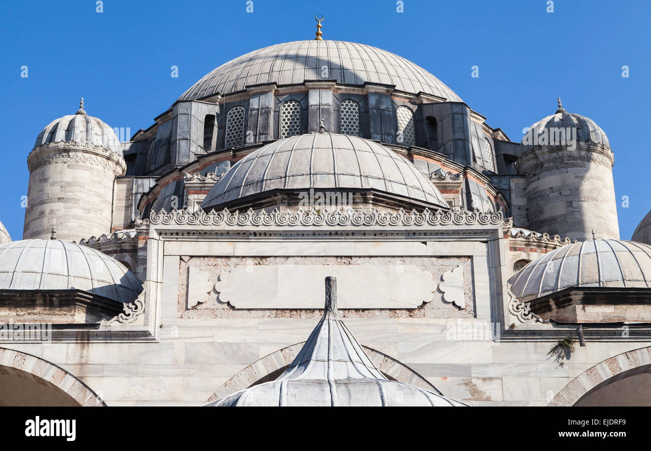 La cupola della moschea Sehzade ad Istanbul in Turchia. Foto Stock