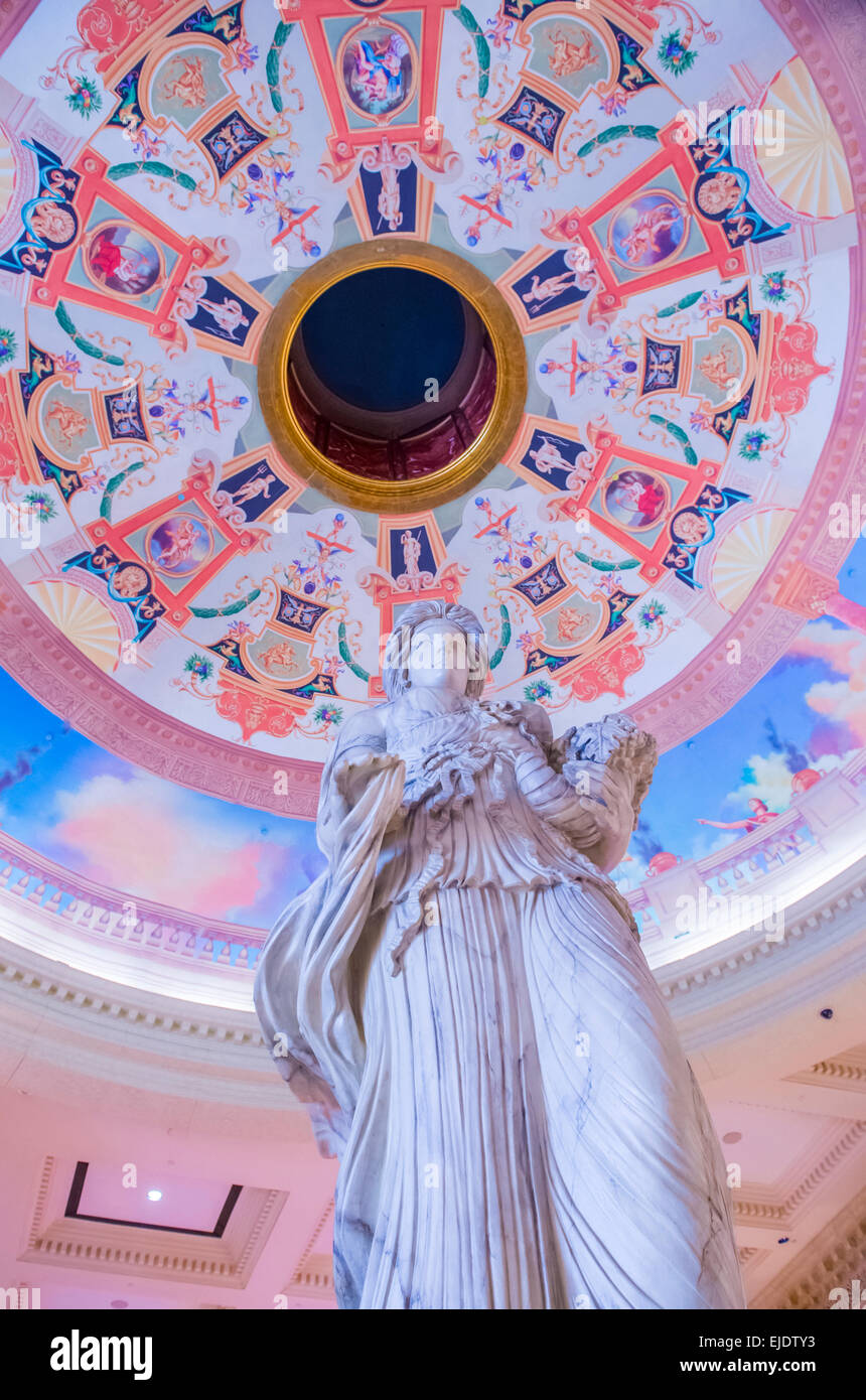 Il Caesars Palace interno in Las Vegas. Foto Stock