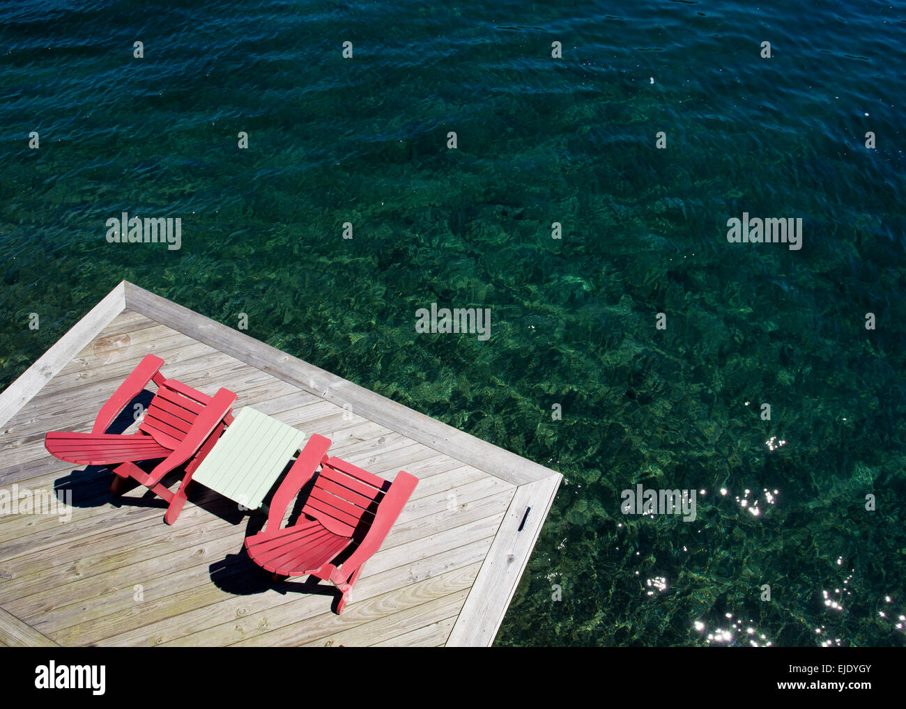 Lato lago Foto Stock