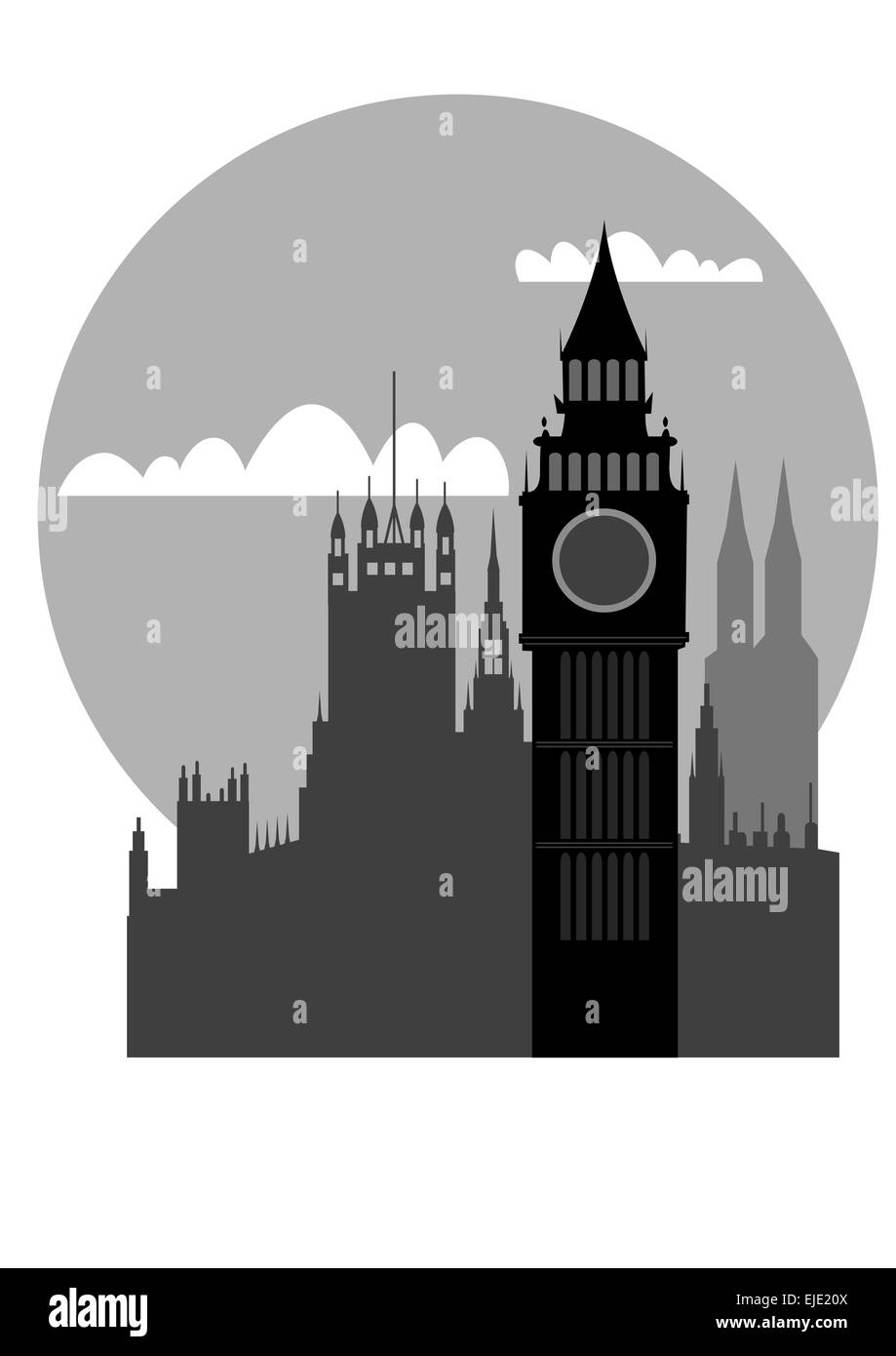 Vettore di Londra - Big Ben Illustrazione Vettoriale