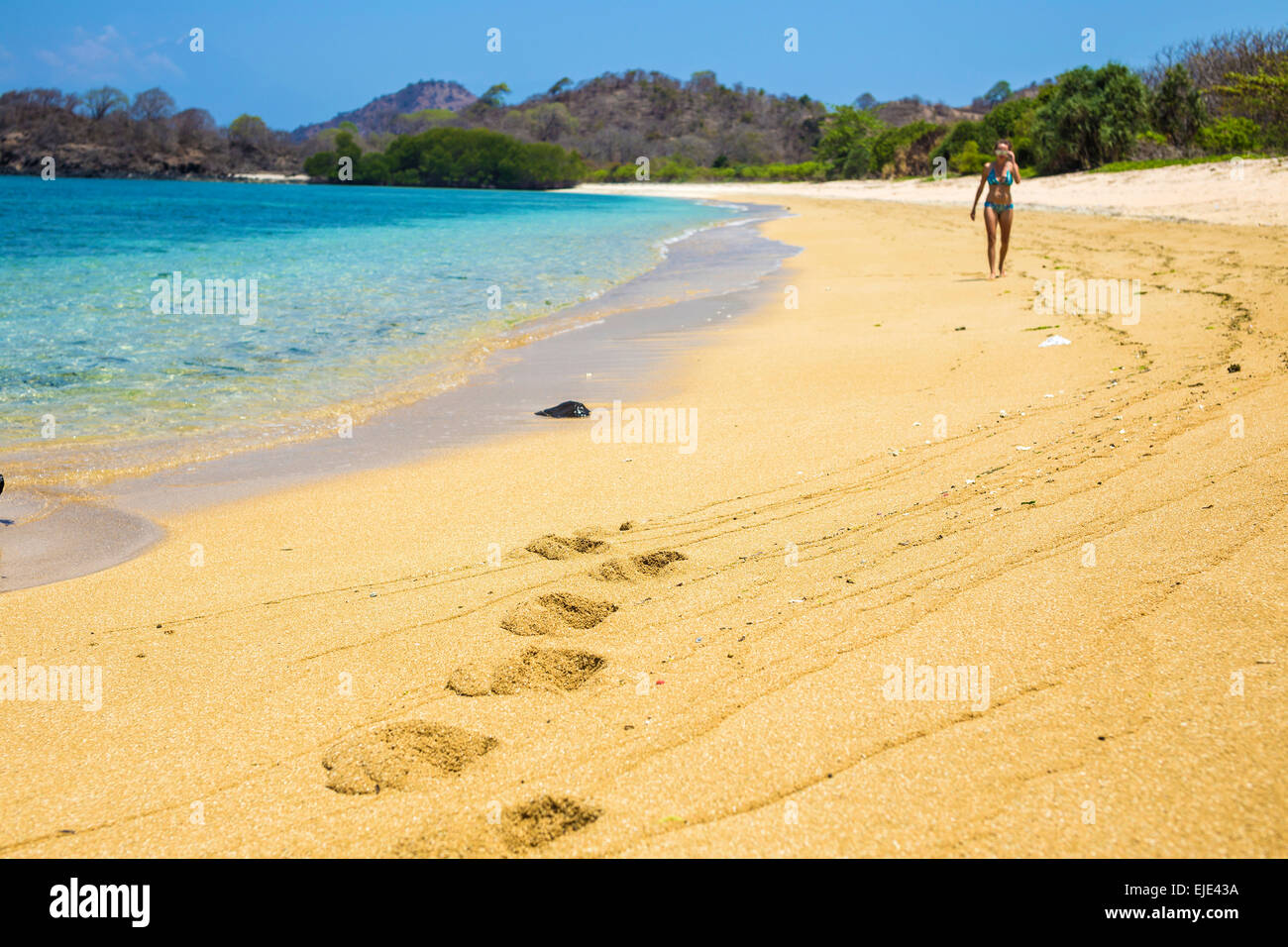 Viaggi in West Sumbawa.Indonesia. Foto Stock