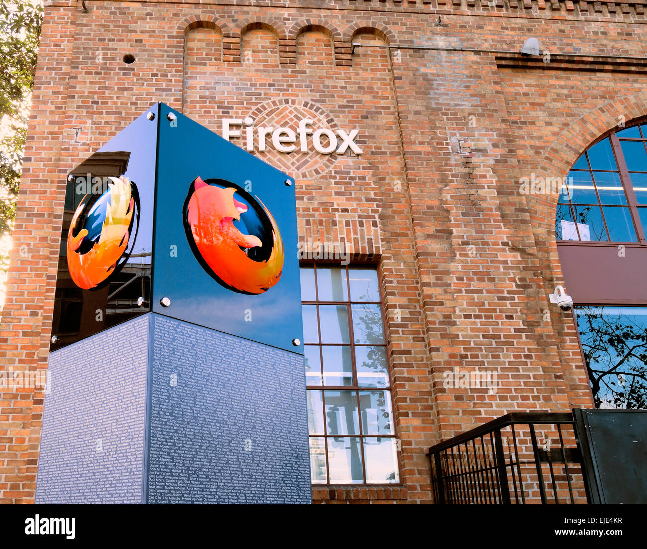 Il responsabile Offce di Firefox, la società open source di browser web a San Francisco CA. Foto Stock