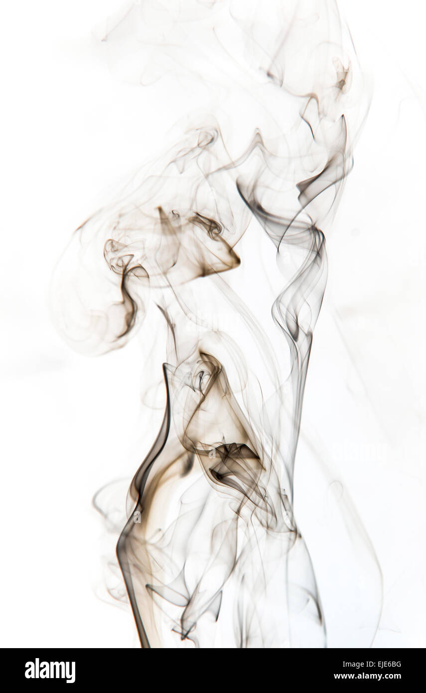 Abstract di fumo bianco in backgroud Foto Stock