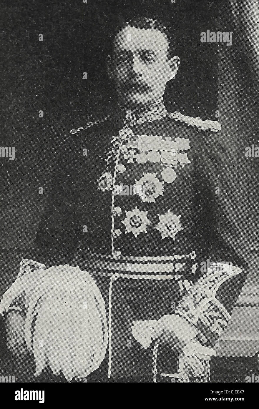 Il generale Sir Archibald Hunter al tempo della Seconda guerra boera, circa 1900 Foto Stock