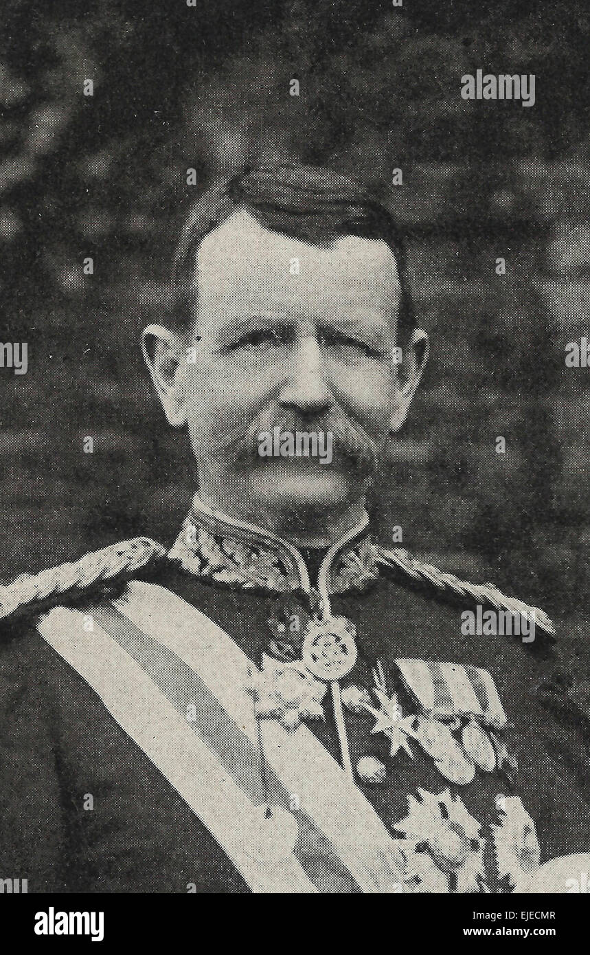 Il tenente generale Sir Charles Warren al tempo della Seconda guerra boera Foto Stock
