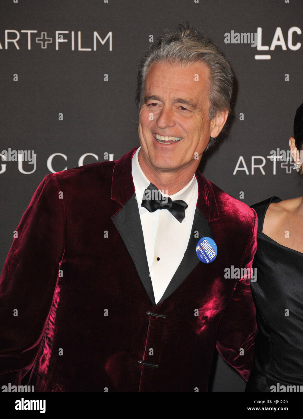 LOS ANGELES, CA - 1 Novembre 2014: Bobby Shriver al 2014 LACMA Art + Film Gala presso il Los Angeles County Museum of Art. Foto Stock