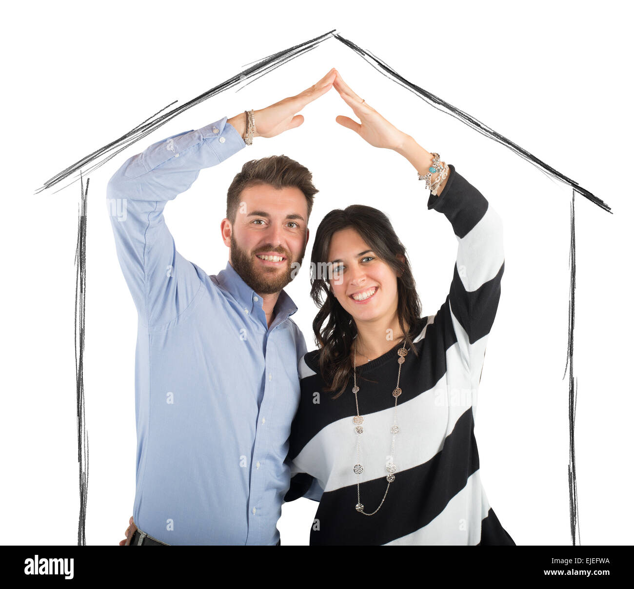 Coppia in amore Foto Stock