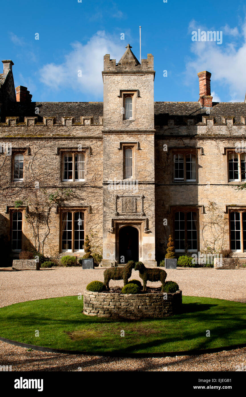 The Manor Hotel, Weston-su-il-verde, Oxfordshire, England, Regno Unito Foto Stock