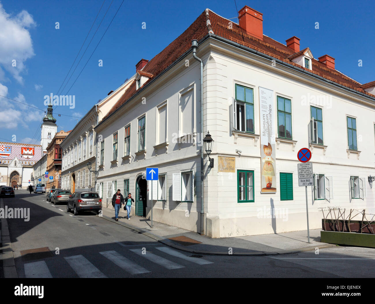 Zagabria, Museo delle relazioni interrotte, Croazia Foto Stock